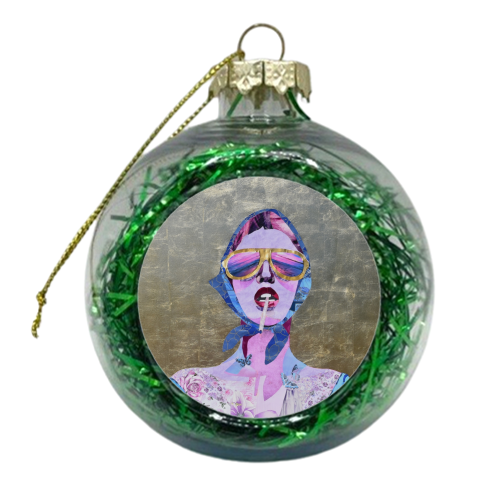 Sunset Boulevard - xmas bauble by Kirstie Taylor