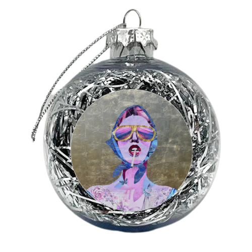 Sunset Boulevard - xmas bauble by Kirstie Taylor