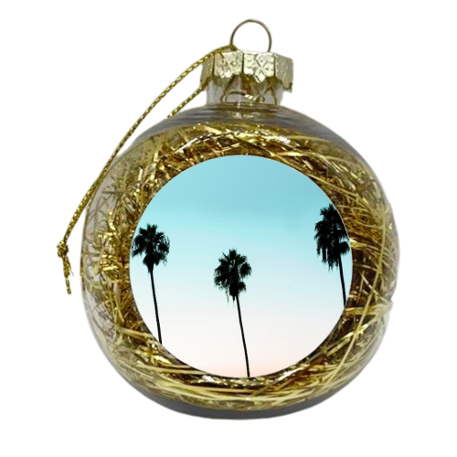 Sunset Boulevard - xmas bauble by Uma Prabhakar Gokhale