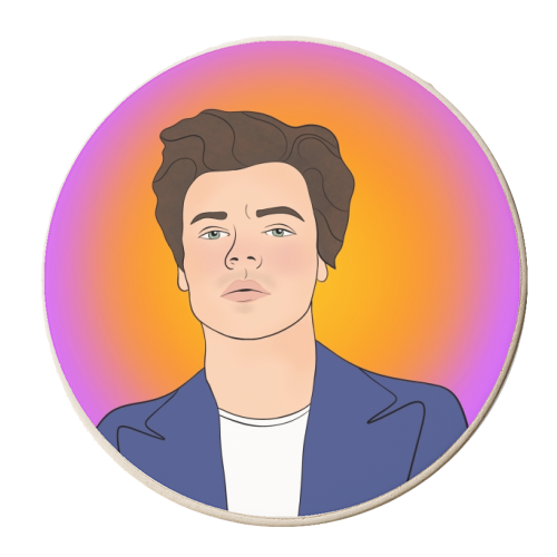 Sunset Harry - personalised beer coaster by Eloise
