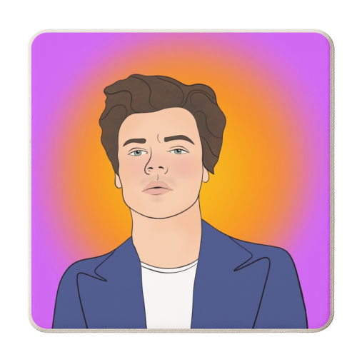 Sunset Harry - personalised beer coaster by Eloise