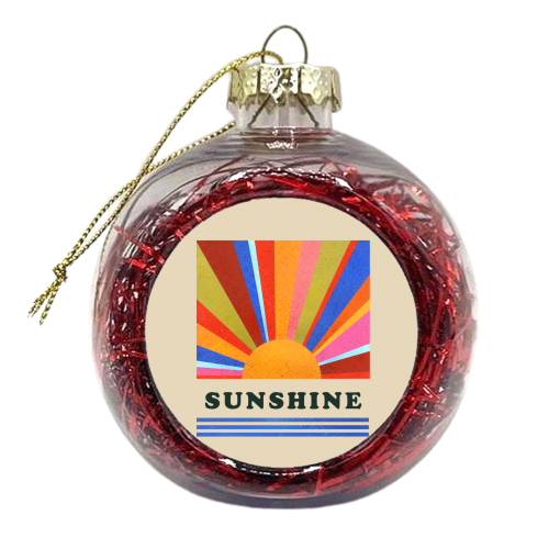 Sunshine - xmas bauble by Ania Wieclaw