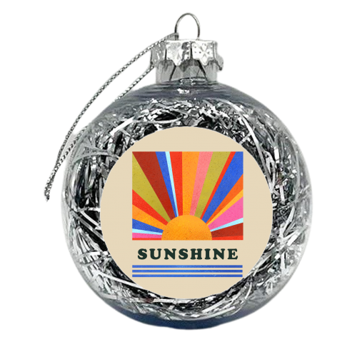 Sunshine - xmas bauble by Ania Wieclaw