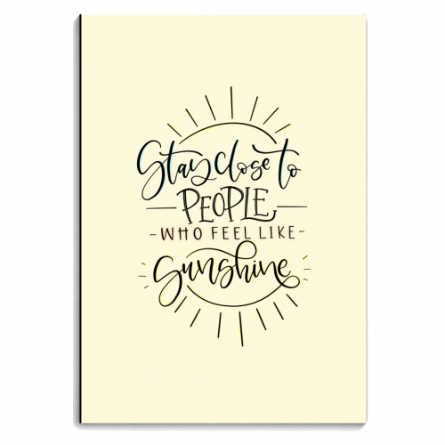 Sunshine - personalised A4, A5, A6 notebook by Teeny Letters