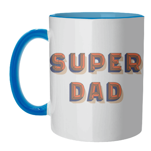 Super Dad - unique mug by Tea Filipi