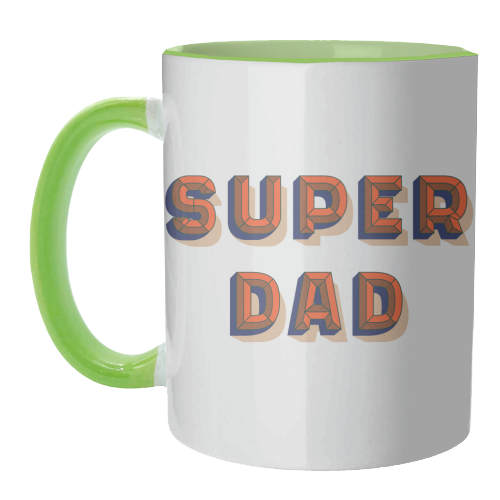 Super Dad - unique mug by Tea Filipi