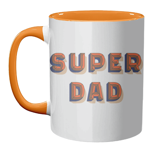 Super Dad - unique mug by Tea Filipi