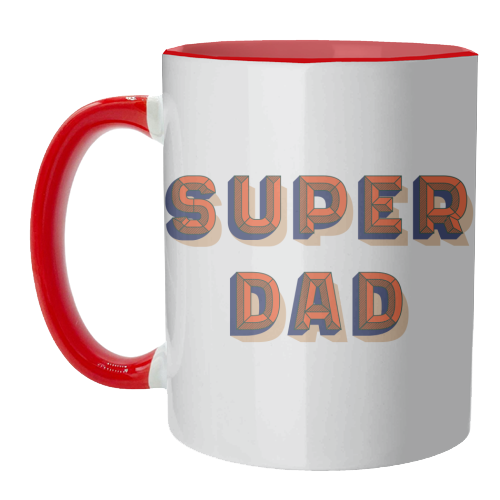 Super Dad - unique mug by Tea Filipi