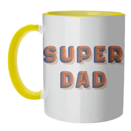 Super Dad - unique mug by Tea Filipi