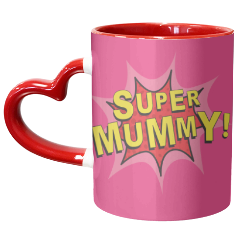 Super Mummy - unique mug by The Boy and the Bear
