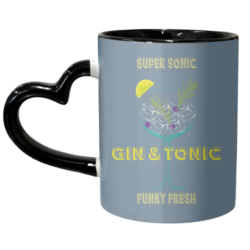 Super Sonic Gin & Tonic - unique mug by Luxe and Loco