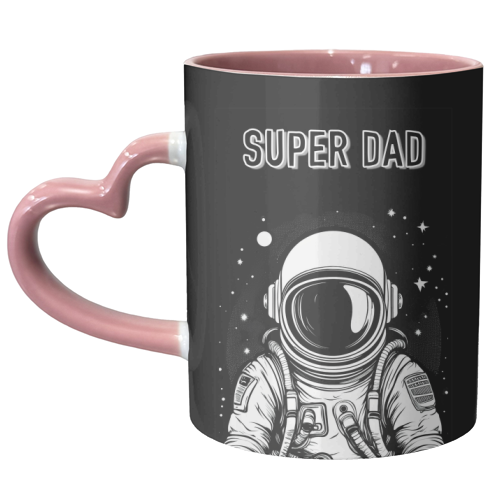Super Space Dad - unique mug by Adam Regester