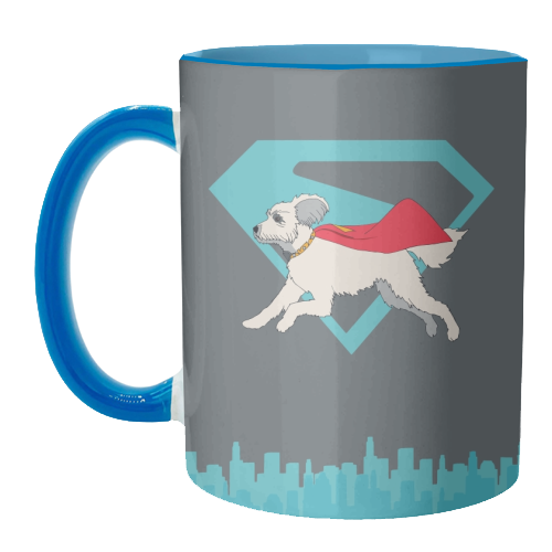Superdog - unique mug by Danny Welch