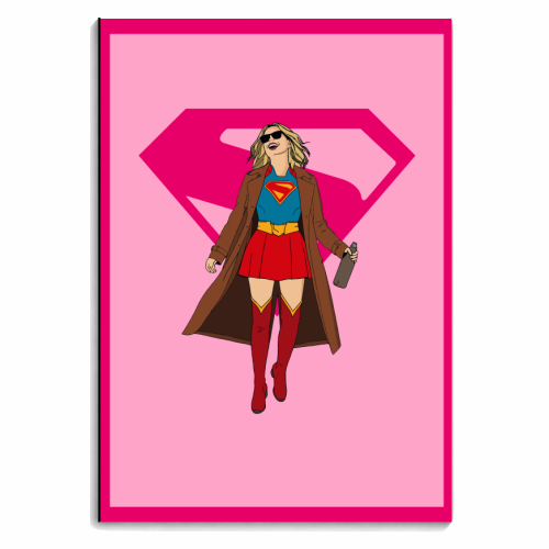 Supergirl - personalised A4, A5, A6 notebook by Danny Welch