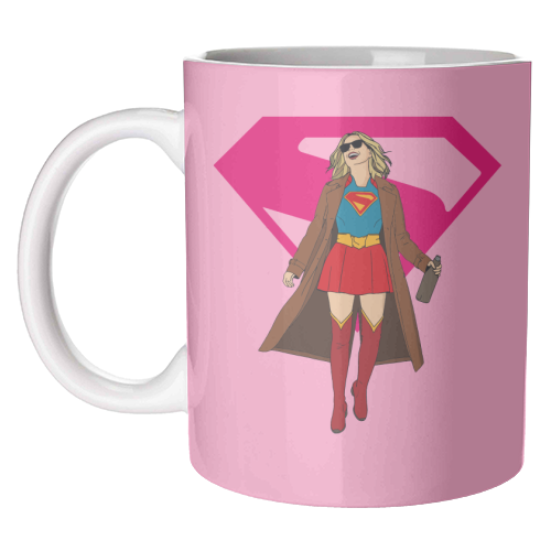Supergirl - unique mug by Danny Welch