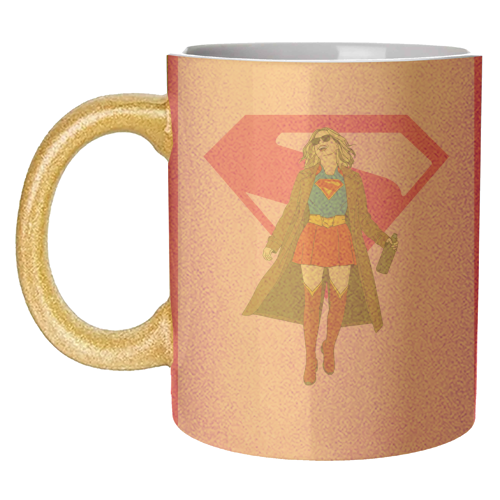 Supergirl - unique mug by Danny Welch
