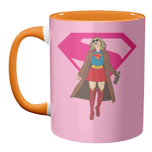 Supergirl - unique mug by Danny Welch