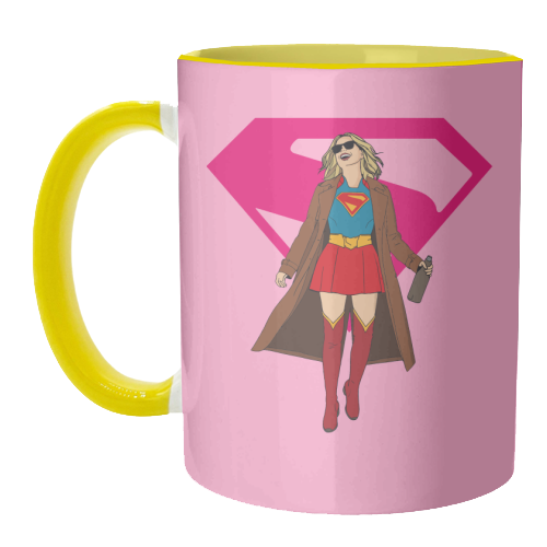 Supergirl - unique mug by Danny Welch
