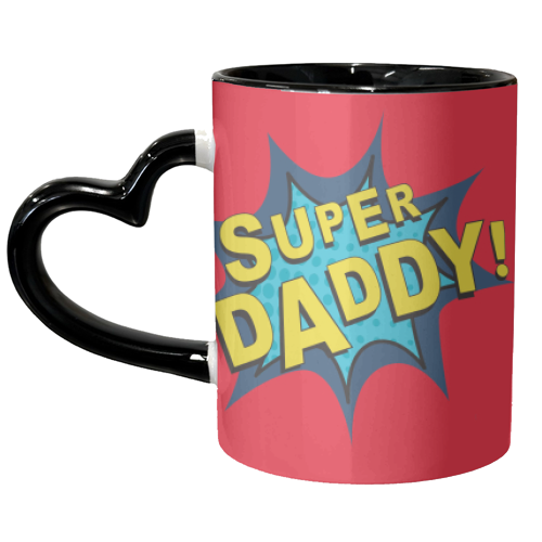 Superhero Daddy! - unique mug by The Boy and the Bear