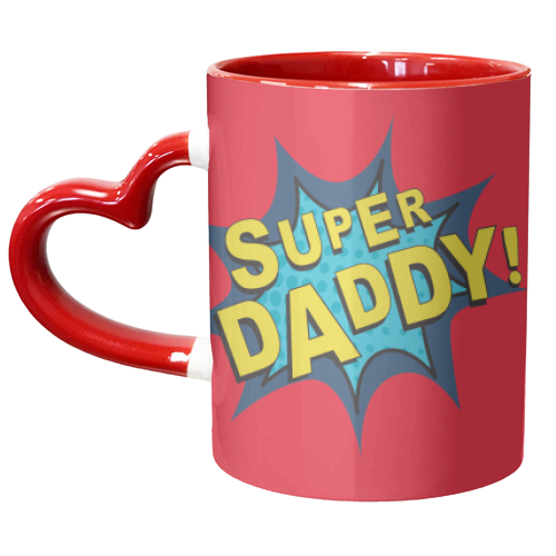 Superhero Daddy! - unique mug by The Boy and the Bear