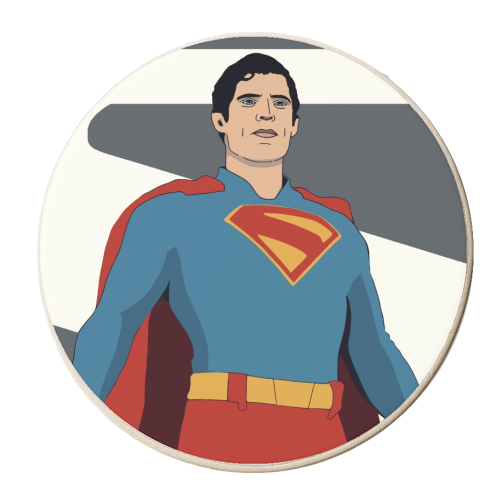 Superman Last Son - personalised beer coaster by Danny Welch