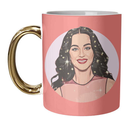Superstar Katy - unique mug by DOLLY WOLFE