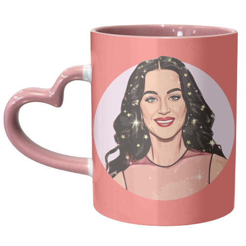 Superstar Katy - unique mug by DOLLY WOLFE