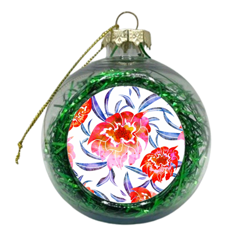 Surface of Love - xmas bauble by Uma Prabhakar Gokhale