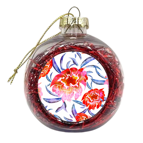 Surface of Love - xmas bauble by Uma Prabhakar Gokhale