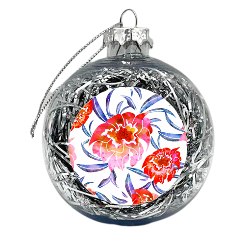Surface of Love - xmas bauble by Uma Prabhakar Gokhale