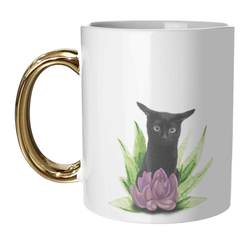 Surprised Cat - unique mug by DejaReve