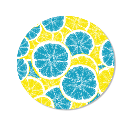 Surreal Blue Lemons and Sicilian Yellow Lemons - Magnet by Art Heart Home and Fashion