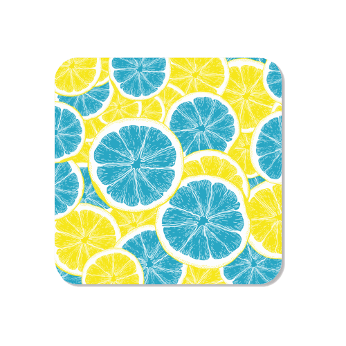 Surreal Blue Lemons and Sicilian Yellow Lemons - Magnet by Art Heart Home and Fashion