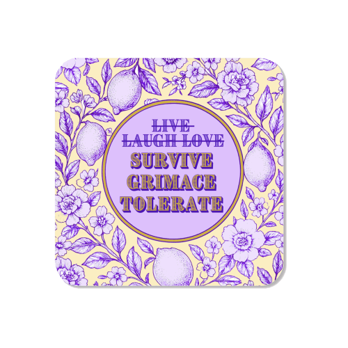 Survive - Grimace - Tolerate - Magnet by Lilly Rose