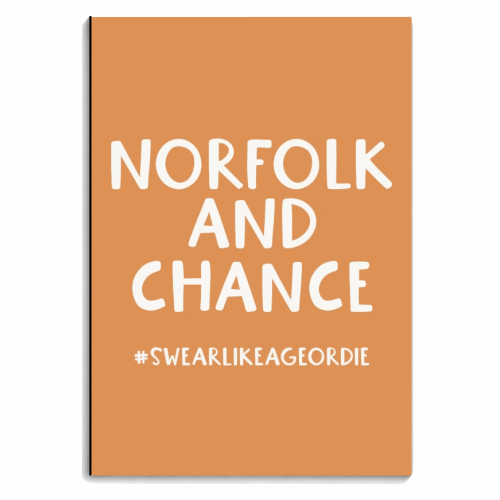 Swear like a Geordie - personalised A4, A5, A6 notebook by Giddy Kipper