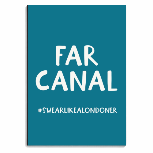 Swear like a Londoner - personalised A4, A5, A6 notebook by Giddy Kipper