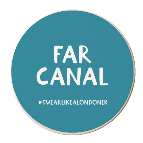 Swear like a Londoner - personalised beer coaster by Giddy Kipper