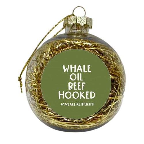 Swear like The Irish - xmas bauble by Giddy Kipper