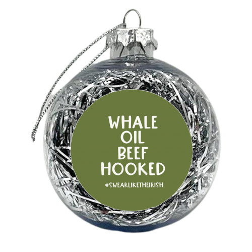 Swear like The Irish - xmas bauble by Giddy Kipper