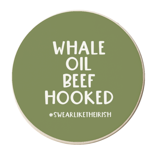 Swear like The Irish - personalised beer coaster by Giddy Kipper