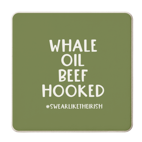 Swear like The Irish - personalised beer coaster by Giddy Kipper