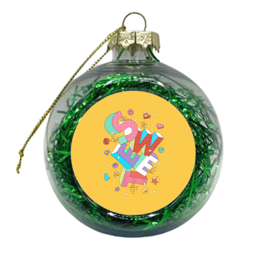 SWEET - xmas bauble by Ania Wieclaw