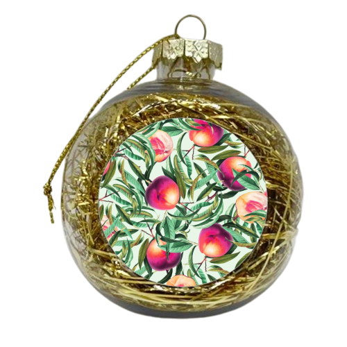 Sweet Peaches - xmas bauble by Uma Prabhakar Gokhale