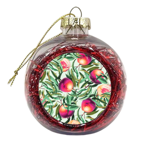 Sweet Peaches - xmas bauble by Uma Prabhakar Gokhale