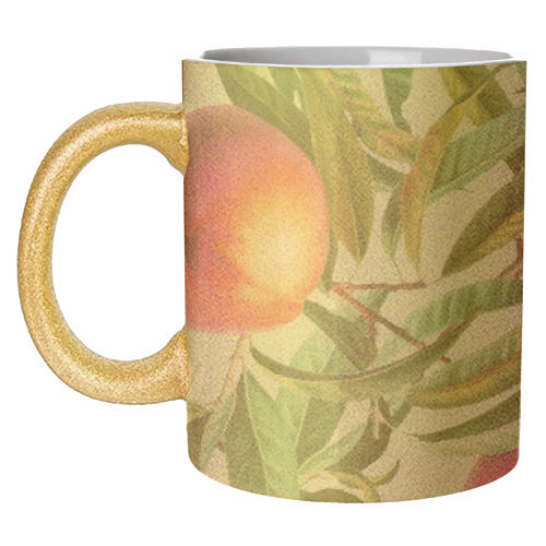 Sweet Peaches - unique mug by Uma Prabhakar Gokhale