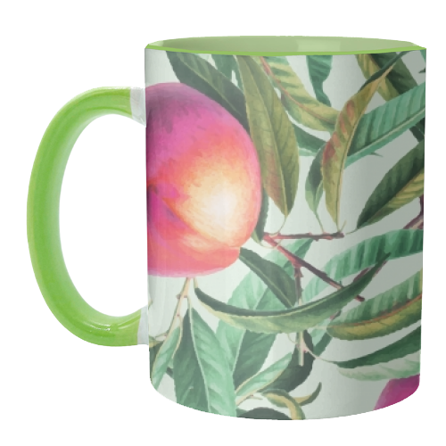 Sweet Peaches - unique mug by Uma Prabhakar Gokhale
