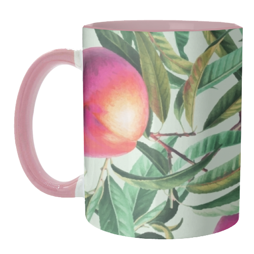 Sweet Peaches - unique mug by Uma Prabhakar Gokhale