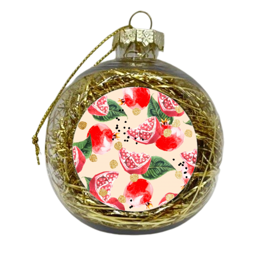 Sweet Pom - xmas bauble by Uma Prabhakar Gokhale