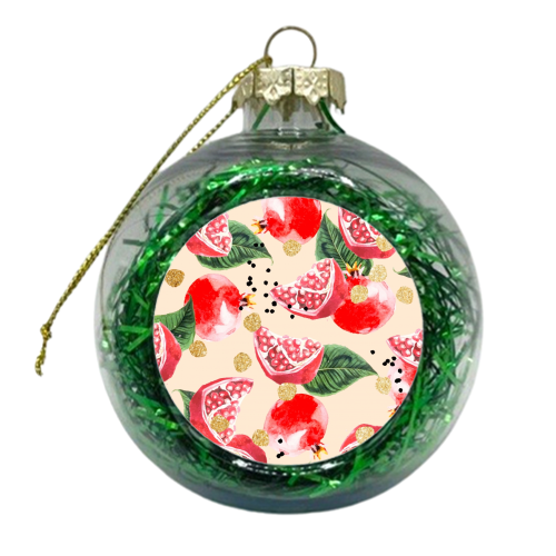 Sweet Pom - xmas bauble by Uma Prabhakar Gokhale