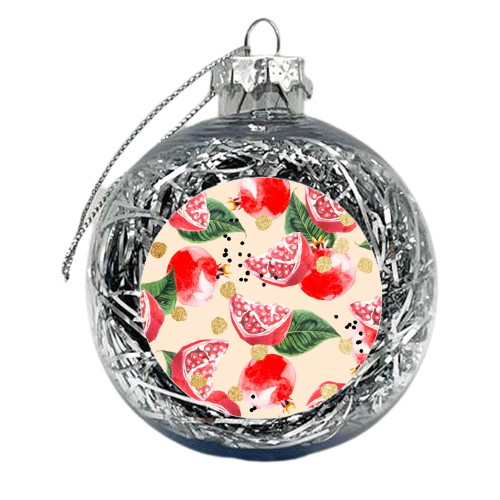 Sweet Pom - xmas bauble by Uma Prabhakar Gokhale